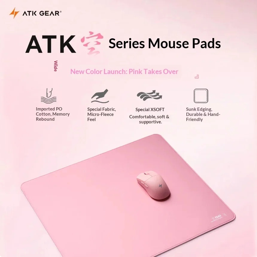 ATK 스카이 핑크 대형 게이밍 마우스패드, 490*4 - Pc Gaming Pink 리뷰 및 가격