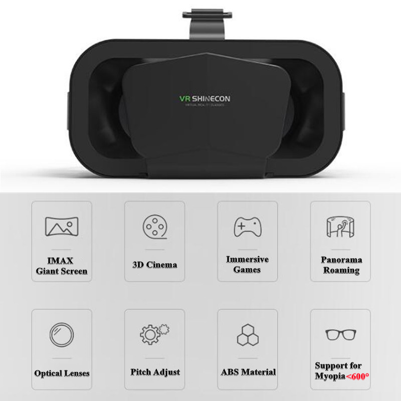 샤인콘 비아르 3D VR 안경 가상현실 장치 헬멧 렌즈 - Vr Headset Pc 리뷰 및 가격