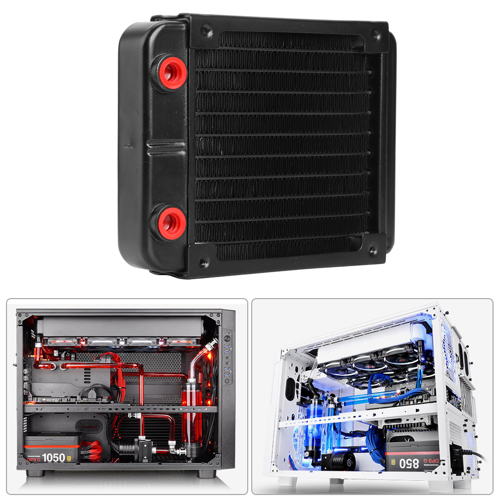 120mm 수냉식 라디에이터 G1/4 나사산 알루미늄  - Pc Water Cooling 리뷰 및 가격